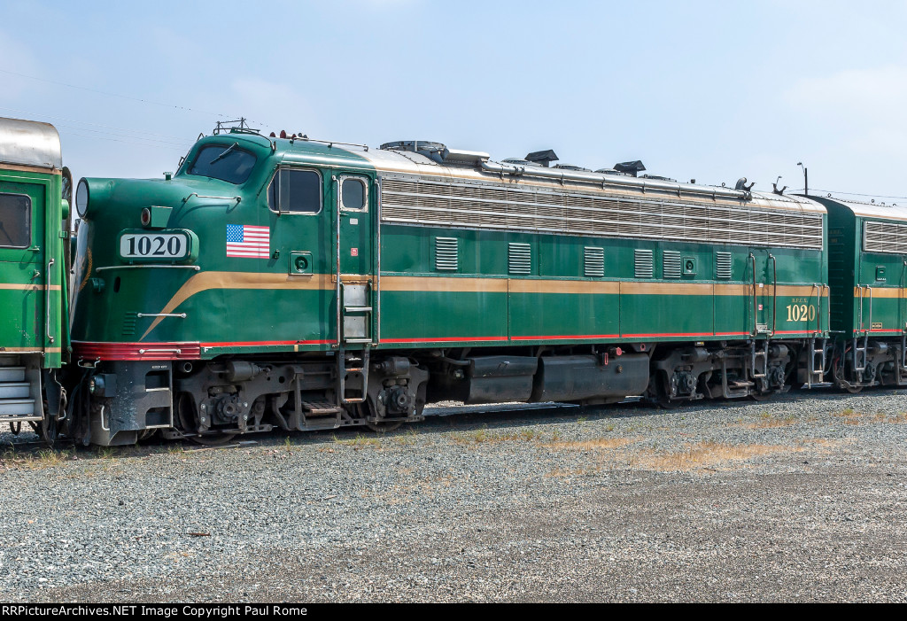 RPCX 1020, EMD F9HA ex BO F7A 947, RailCruise America Excursion Train at KCS Knoche Yard
